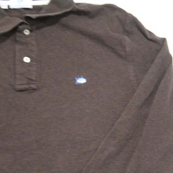 Southern Tide Green Men Polo Shirt Long Sleeve Skipjack Polo Size XL - Picture 5 of 8